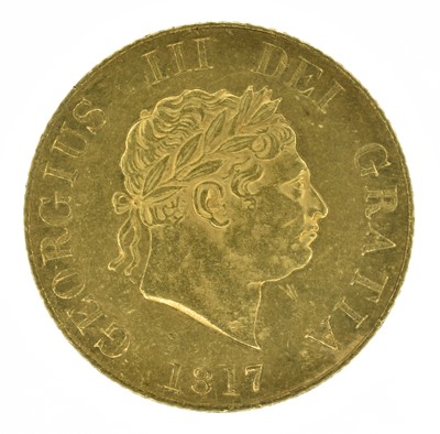 Lot 52 - King George III, Half-Sovereign, 1817.
