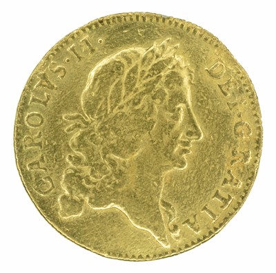 Lot 11 - King Charles II, Guinea, 1668.