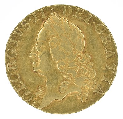 Lot 42 - King George II, Guinea, 1760.