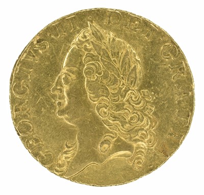 Lot 43 - King George II, Guinea, 1760.