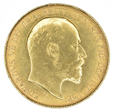 Lot 75 - King Edward VII, Five Pounds, 1902.