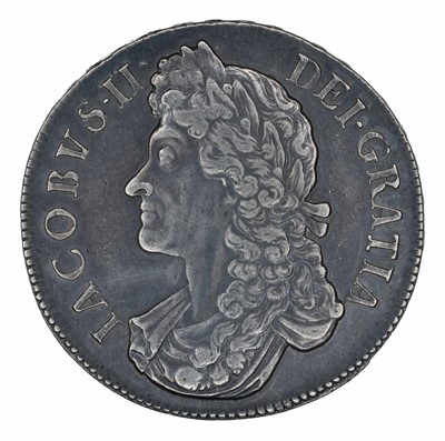 Lot 14 - King James II, Crown, 1688 QVARTO.
