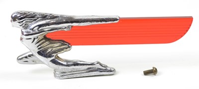 Lot 107 - A 1940's Dart ENCO Winged Flight Chrome Mascot in Box