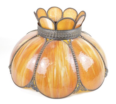 Lot 234 - Tiffany Style Amber Light Shade