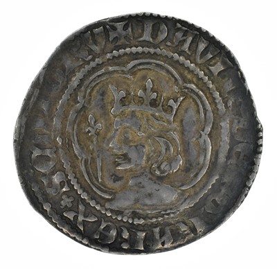 Lot 3 - Scotland, David II, Second coinage (1357-1367), Halfgroat, Edinburgh.