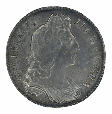 Lot 22 - King William III, Halfcrown, 1696 OCTAVO, C (Chester).