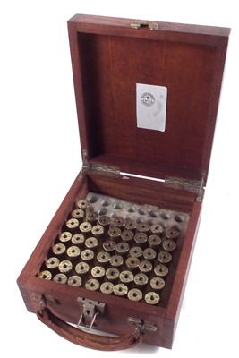 Lot 160 - Forty Nine .577x450  Martini Henry.  Bertram Brass once fired de-primed,  in wooden case.