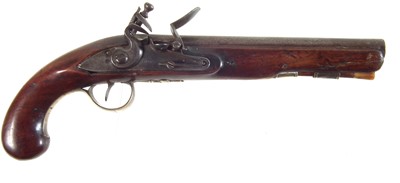 Lot 3 - Flintlock belt pistol by Bath and Pink
