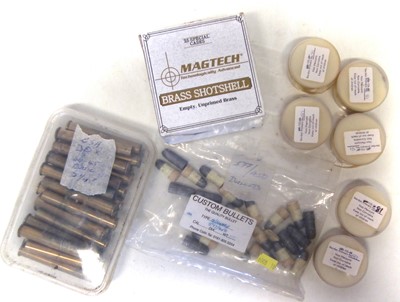 Lot 158 - Collection of black powder ammunition components