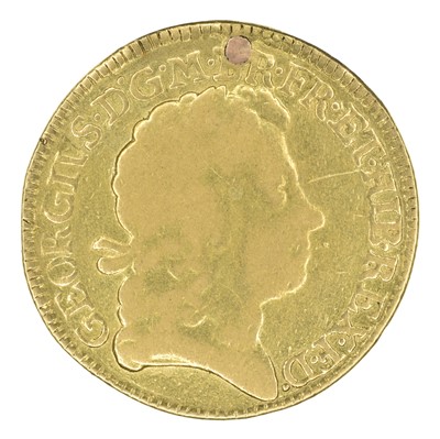 Lot 36 - King George I, Guinea, 1719, plugged.
