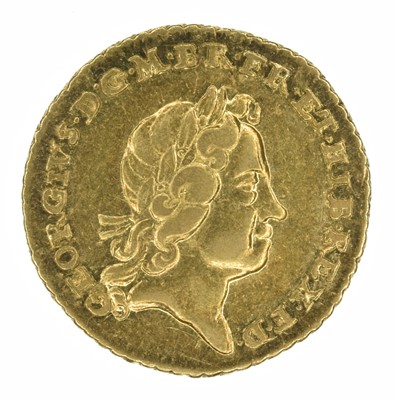 Lot 35 - King George I, Quarter-Guinea, 1718.
