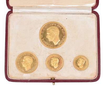 Lot 86 - A George VI 1937 Gold Proof Four Coin Specimen Set.