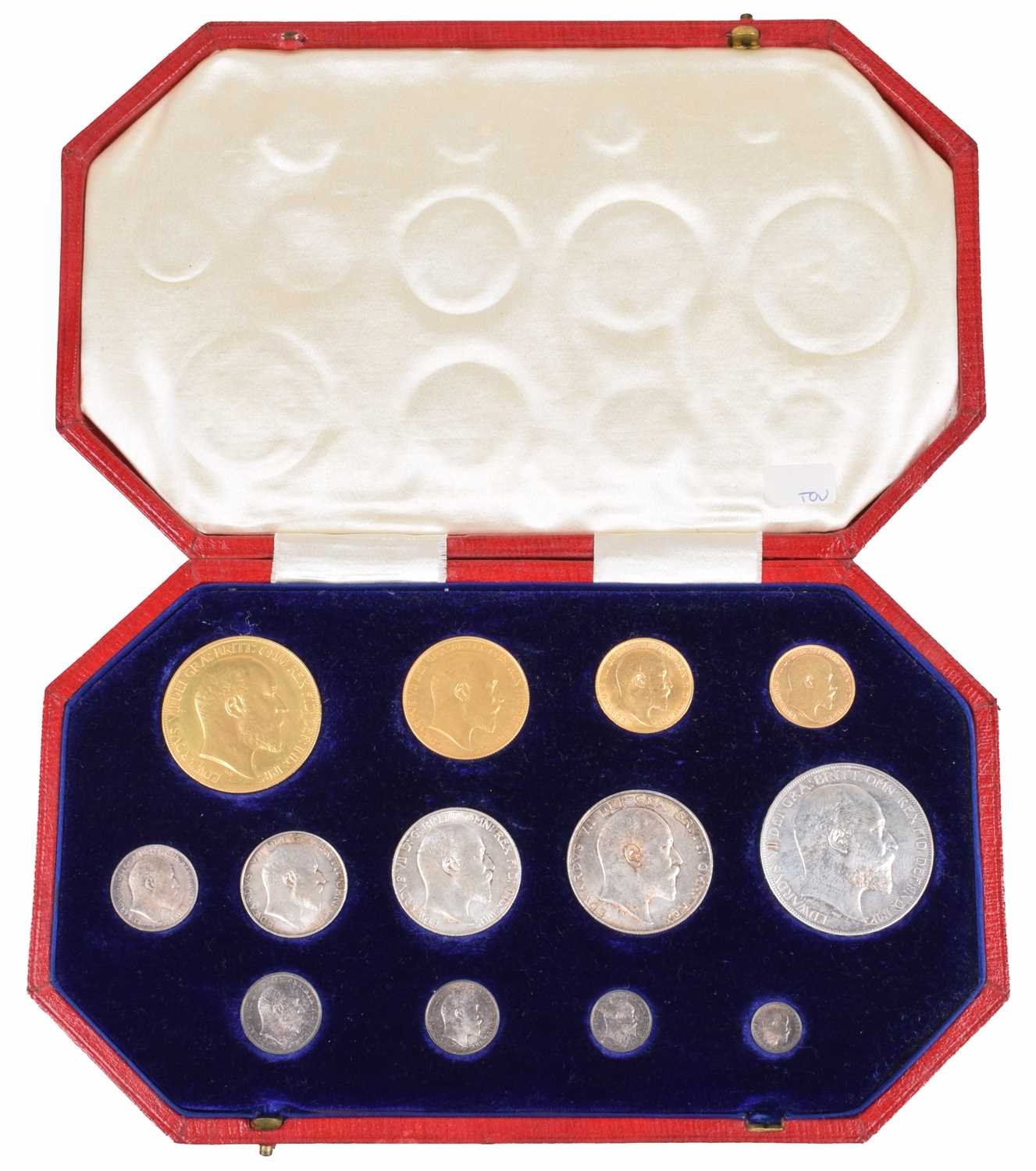 Lot 85 - Edward VII 1902 Coronation thirteen-coin specimen set.