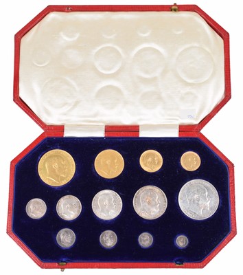 Lot 85 - Edward VII 1902 Coronation thirteen-coin specimen set.