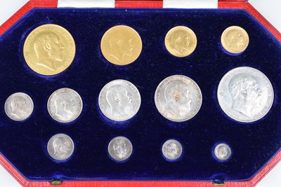 Lot 85 - Edward VII 1902 Coronation thirteen-coin specimen set.