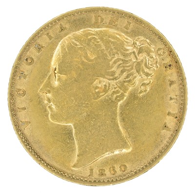 Lot 64 - Queen Victoria, Sovereign, 1860
