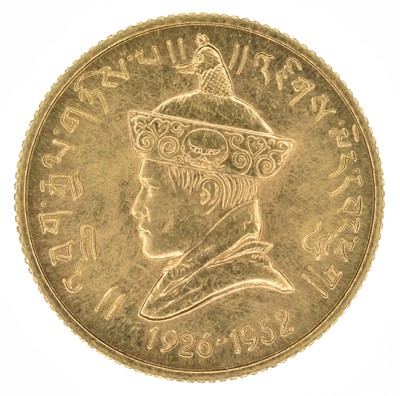 Lot 103 - Bhutan, Jigme Wangchuck, gold 1-Sertum 1966.