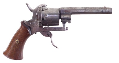 Lot 18 - Belgian 8mm pinfire revolver