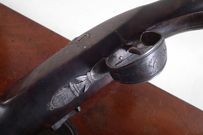 Lot 1 - Matched pair of Flintlock dueling pistols by Wogdon and Barton London.