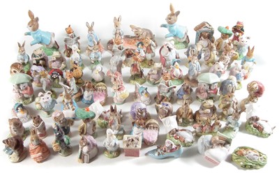 Lot 161 - Collection of Beatrix Potter figures