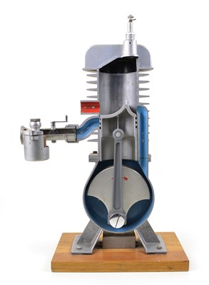 Lot 131 - Cutaway Model of an Air Cooled Single-Cylinder Engine