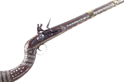 Lot 93 - Afghan flintlock Jezail