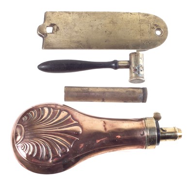 Lot 139 - Brunswick rifle patch box plate
