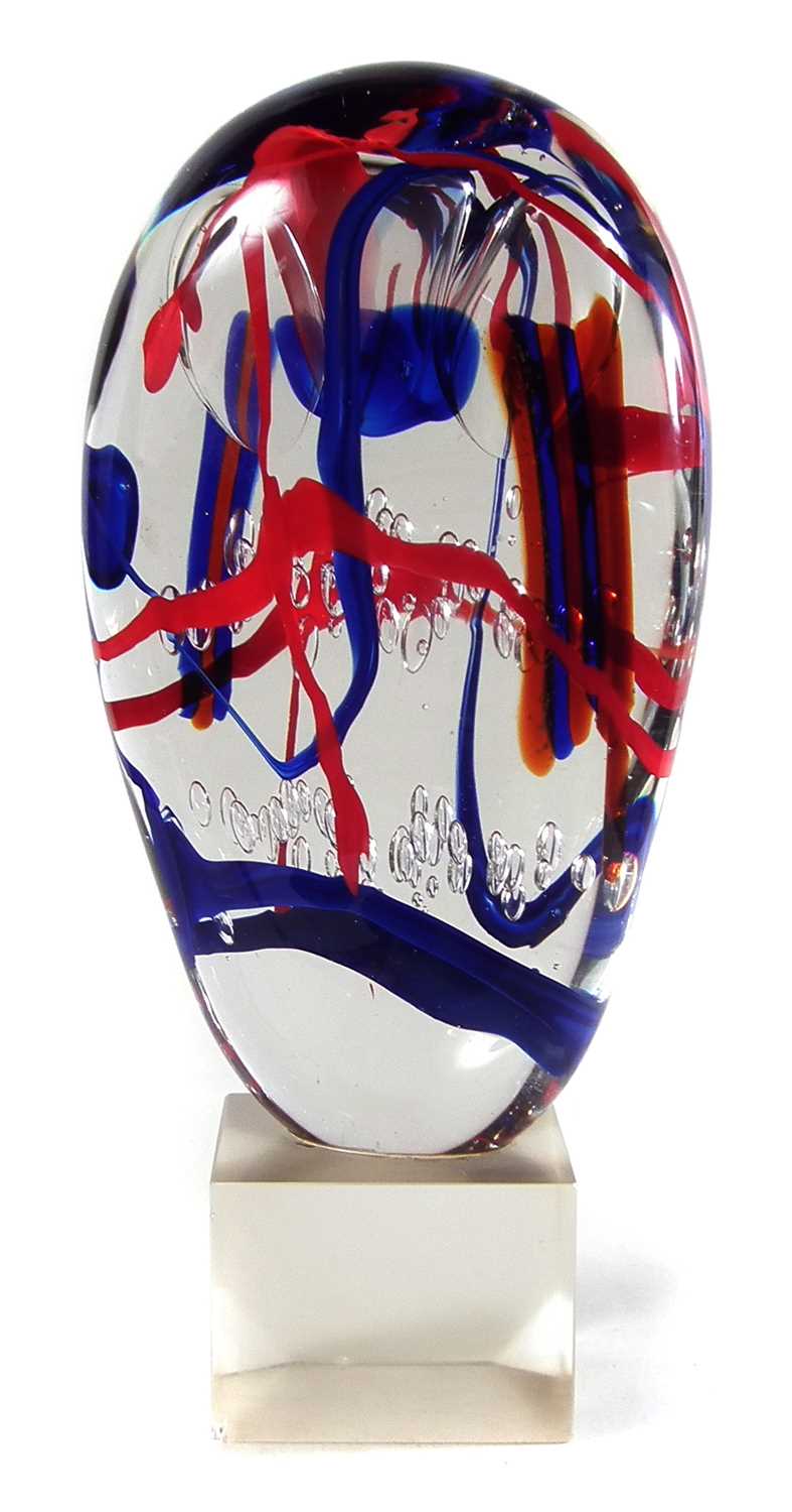 150 - Alfredo Barbini glass sculpture,
