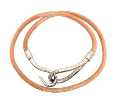 Lot 39 - A Hermès Jumbo Double Tour bracelet