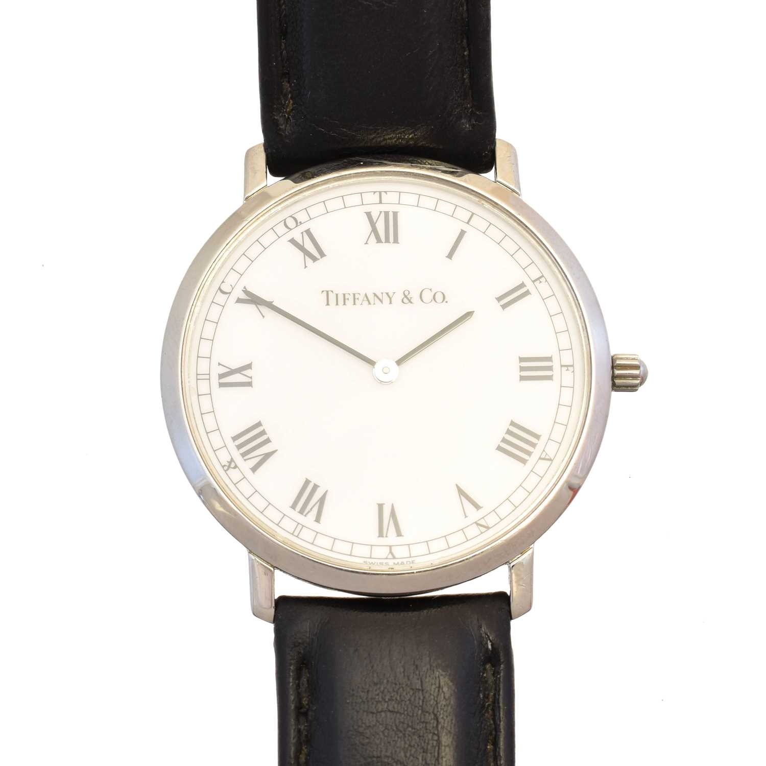 Lot 148 - A stainless steel Tiffany & Co. quartz watch