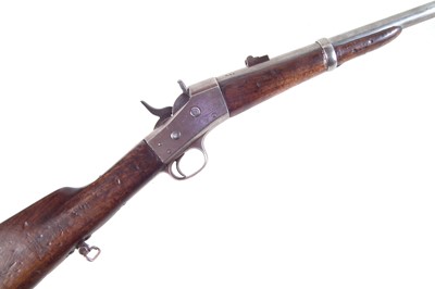 Lot 35 - Remington rolling block rifle  in .43 Egyptian