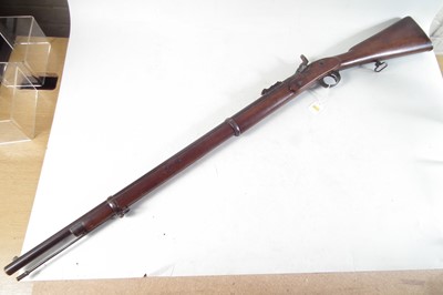 Lot 37 - BSA Two band .577 Snider rifle