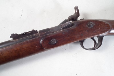 Lot 37 - BSA Two band .577 Snider rifle