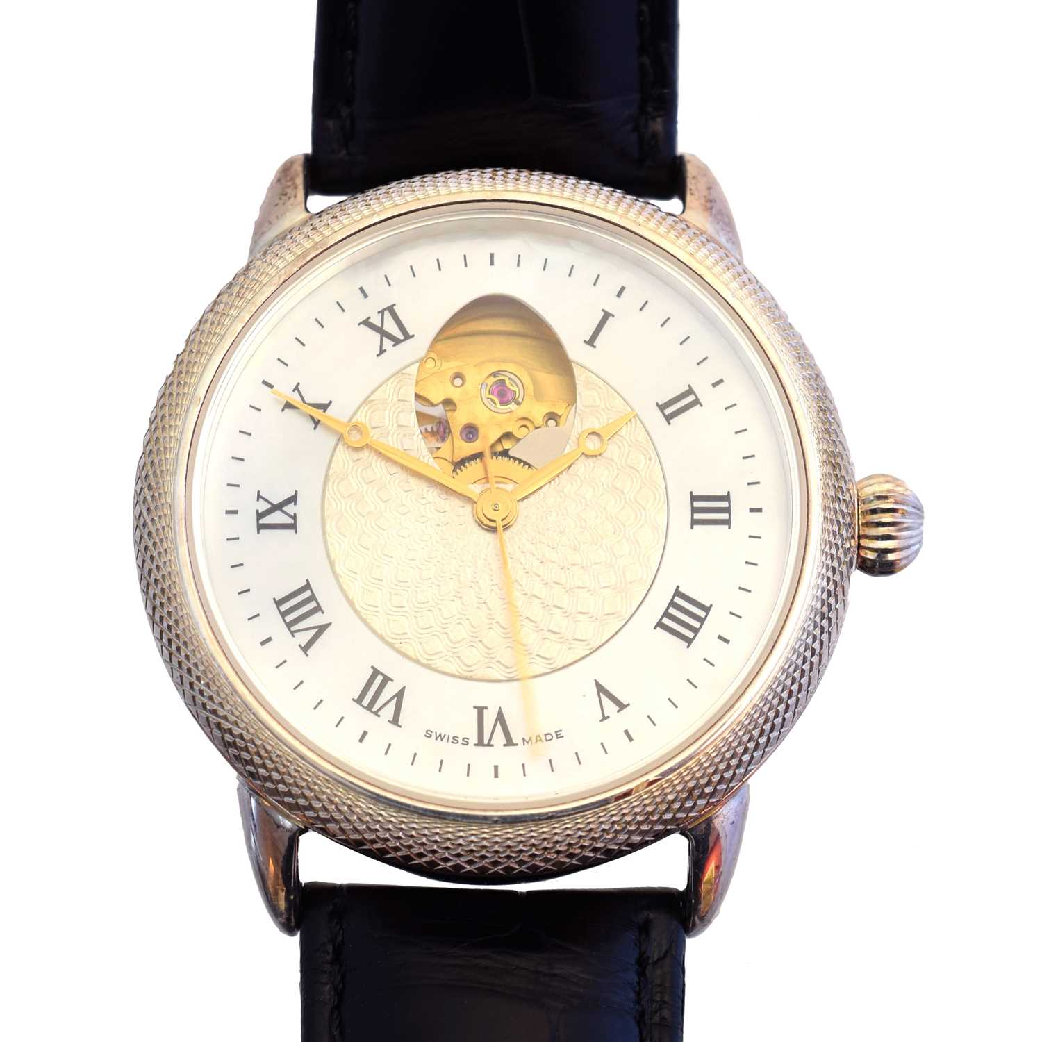 Lot 147 - A rare and limited edition Theo Fabergé St. Petersburg Collection silver watch