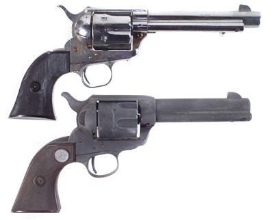 Lot 25 - Two replica Colt Single Action Army revolvers