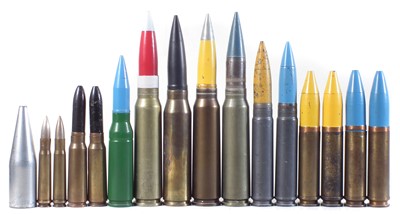 Lot 390 - Collection of inter artillery/cannon rounds