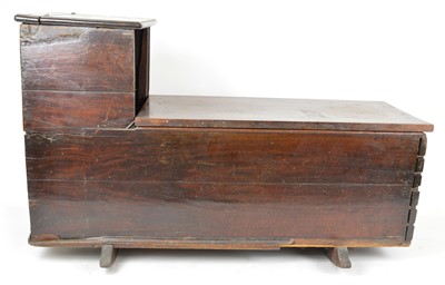 Lot 146 - 19th Century mahogany rocking crib