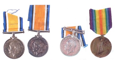 Lot 377 - Four WWI medals