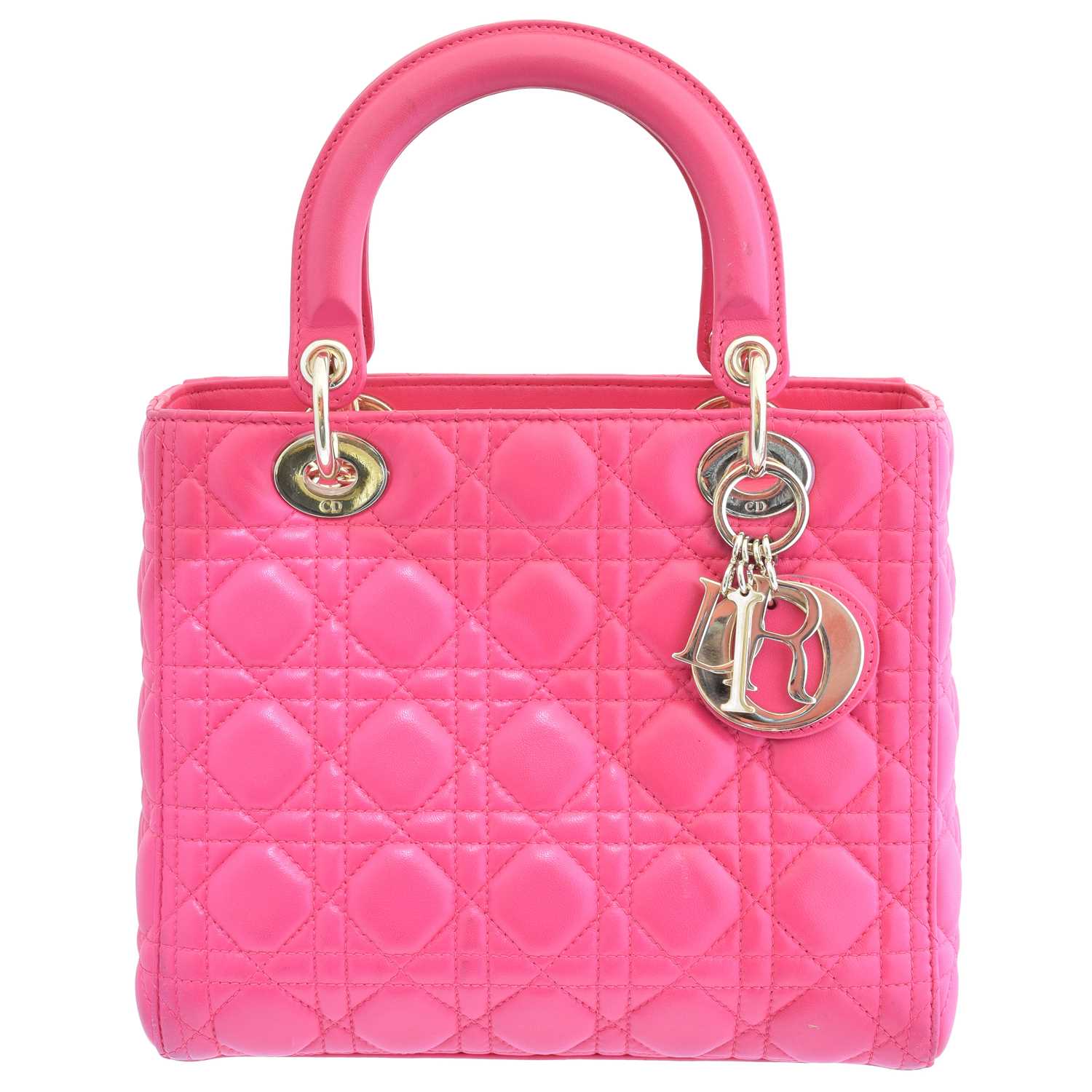 Lot 1 - A Christian Dior Lady Dior MM bag