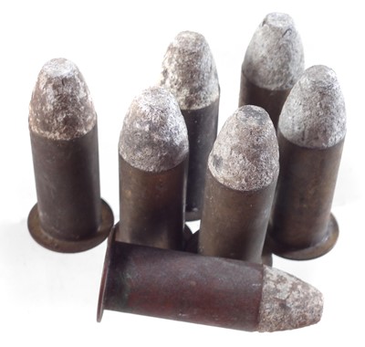 Lot 314 - Seven .50 - 100 Maynard carbine rounds