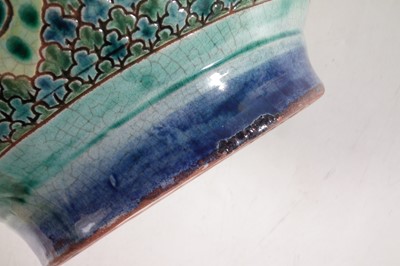 Lot 134 - Della Robbia vase