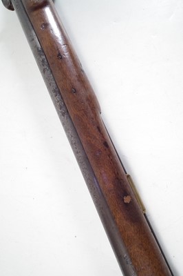 Lot 54 - British Pattern 1840 .620 percussion Constabulary carbine and bayonet