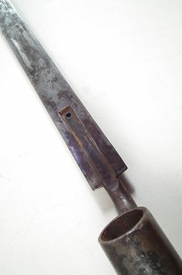 Lot 54 - British Pattern 1840 .620 percussion Constabulary carbine and bayonet
