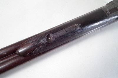 Lot 82 - J. Adsett 14 bore side by side hammer gun
