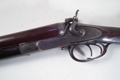 Lot 82 - J. Adsett 14 bore side by side hammer gun