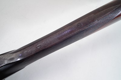 Lot 82 - J. Adsett 14 bore side by side hammer gun