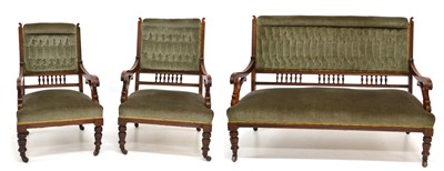 Lot 318 - Edwardian parlour suite