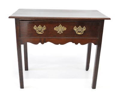 Lot 291 - Early 19th-century oak side table