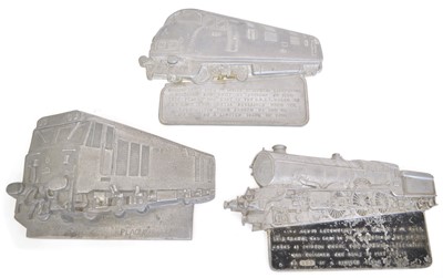 Lot 179 - Three Limited Edition Locomotive Commemorative Plaques