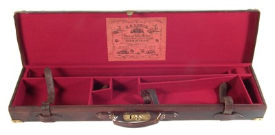 Lot 342 - Leather shotgun case